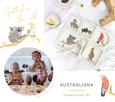 Best Baby Gifts To Send To Loved Ones | Australian Animal Bamboo Dinner Sets