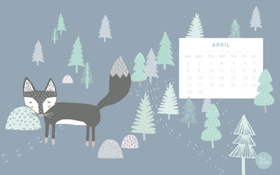 NEW DESKTOP CALENDAR FOR APRIL 2018