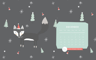 New Desktop Calendar for December!