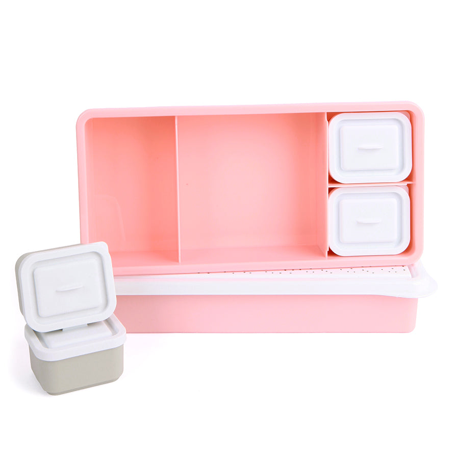 Lunch Box - Peach (white lid)