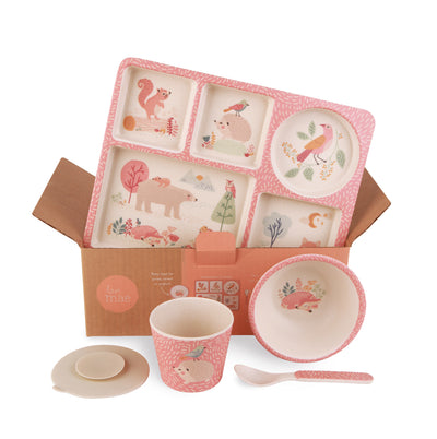 Divided Plate Set - Woodland Friends