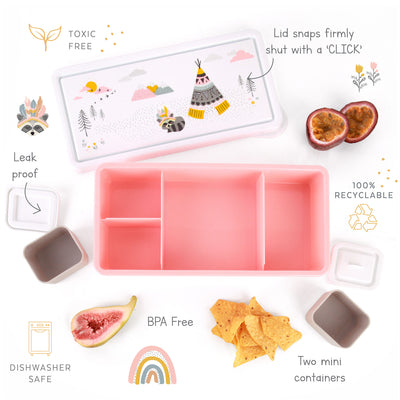 mae lnc010 gypsygirl lifestyle features 33 kids children bento yum waste free sections leak proof