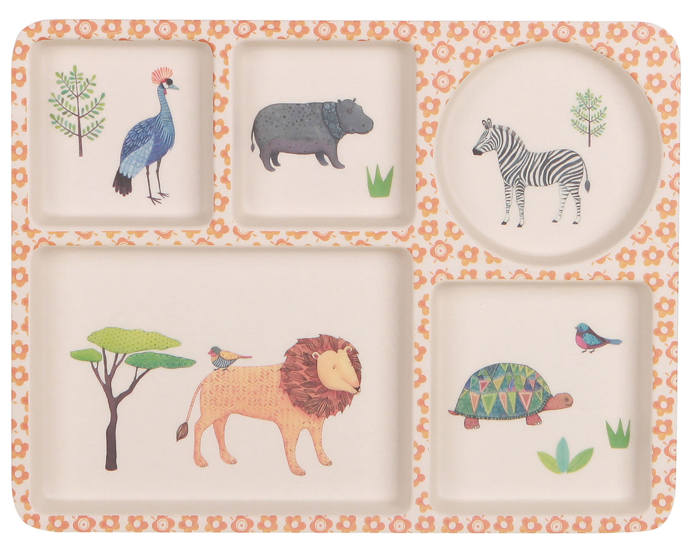 Divided Plate Set - On Safari